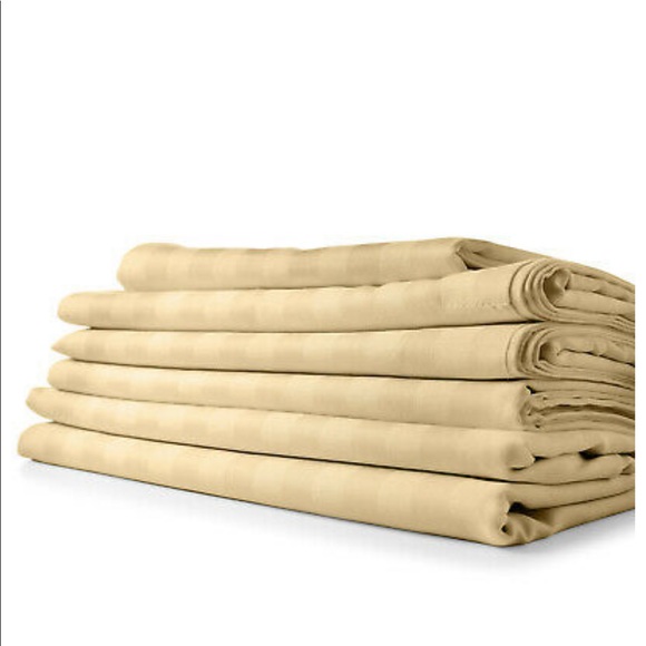 1800 count fiber super soft Dolby Striped sheets - Picture 4 of 7